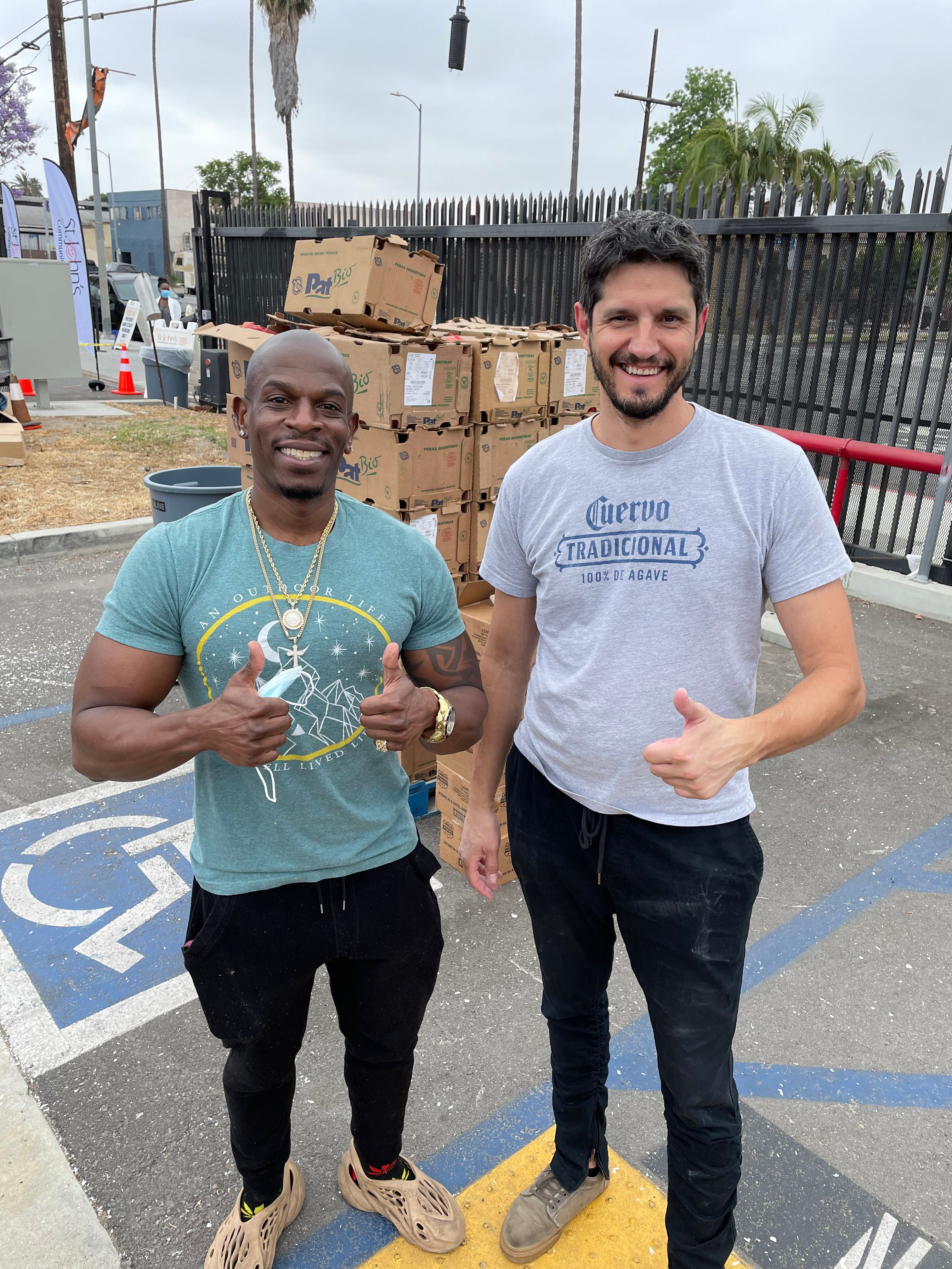 volunteers at our food bank